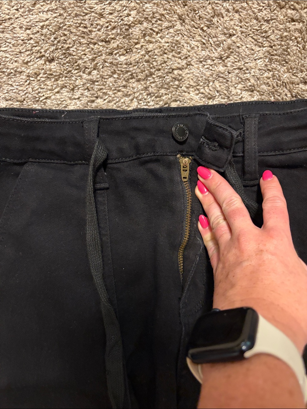 Judy Blue Women’s Jet Black Jogger Jeans 9/29 - Picture 6 of 10